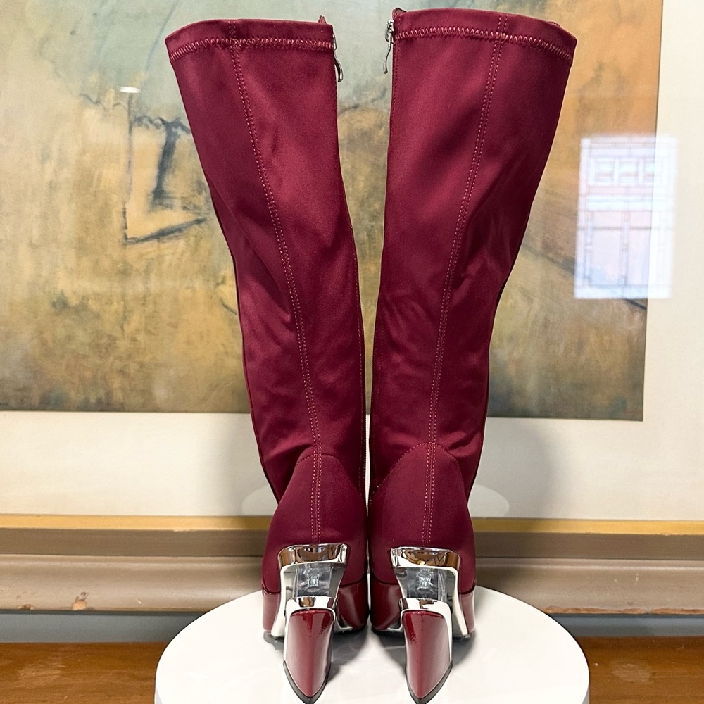 🌸NINETY UNION🌸 Villa Boot In Burgundy Size: 4 - Picture 8 of 13